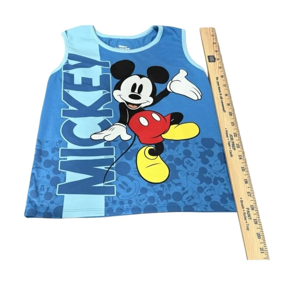 Disney Junior Mickey Mouse Graphic Tank‎ Top Girls Size 5/6 Extreme Concepts